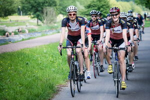 Cyclists on the Tour Eucor