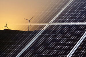 Wind and solar energy / Wind- und Solarenergie / Énergie éolienne et solaire