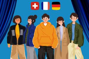 étudiants et étudiantes de la France, d'Allemagne et de la Suisse