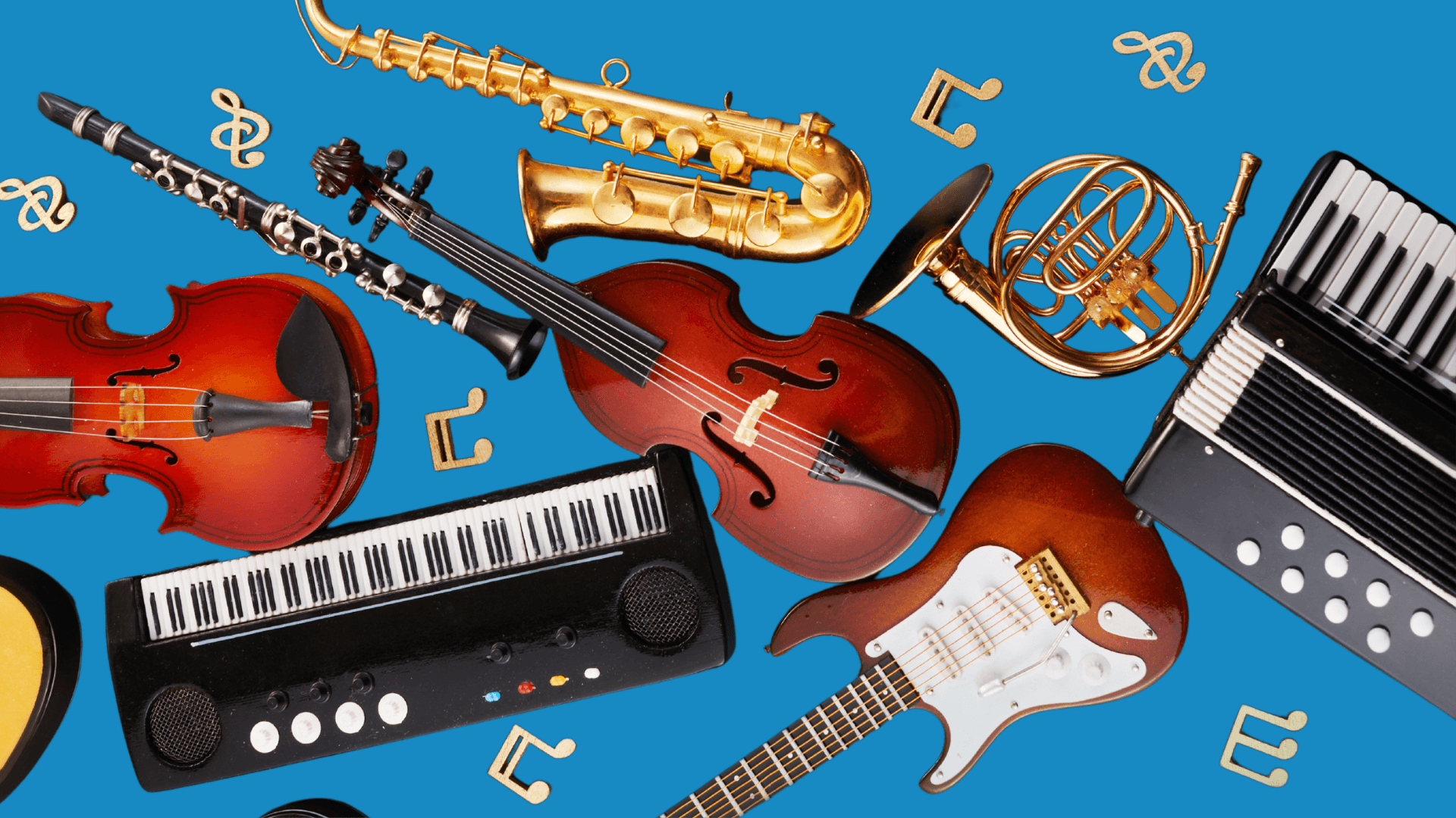 Divers instruments de musique