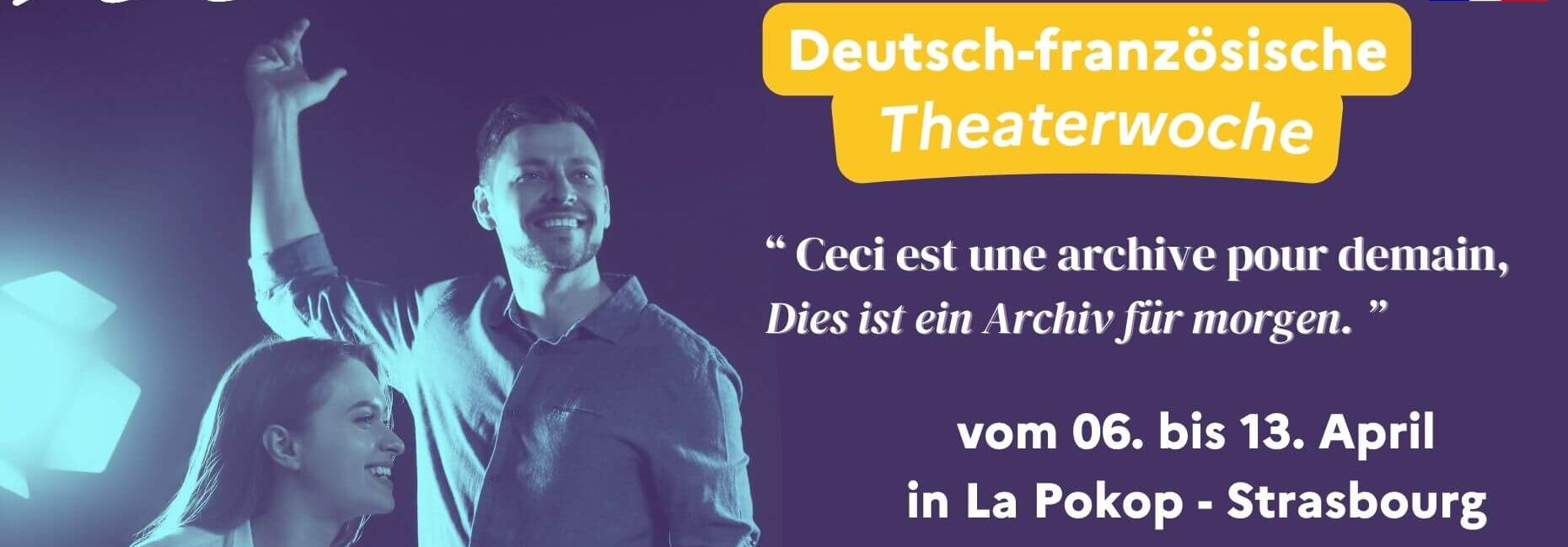 Plakat Deutsch-französische Theaterwoche