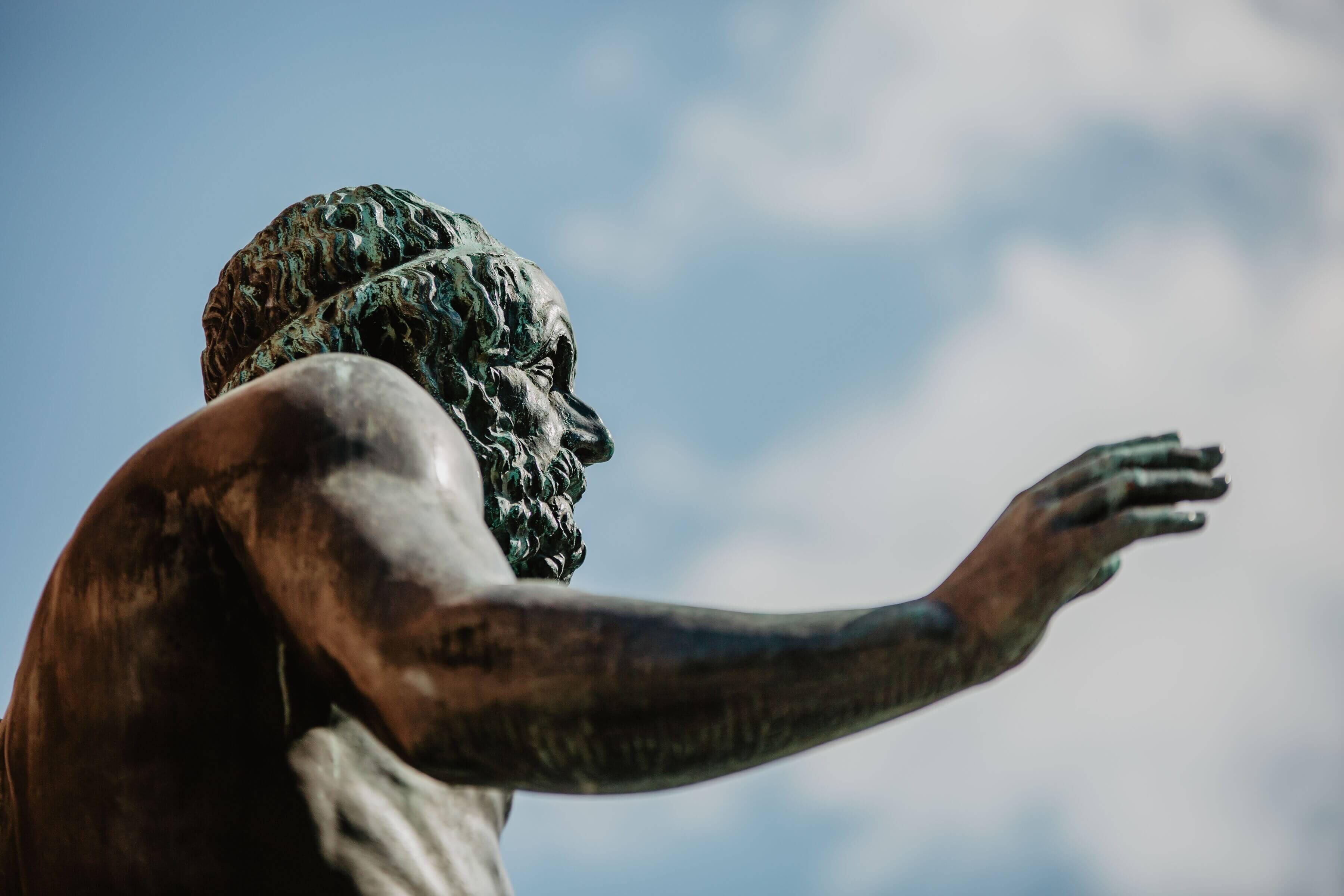 Homer-Statue in Freiburg